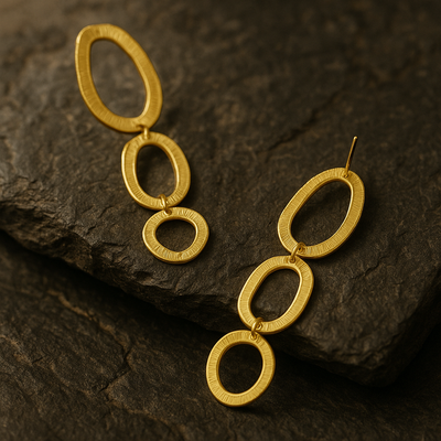 Thalassa | Gold Drop Earrings