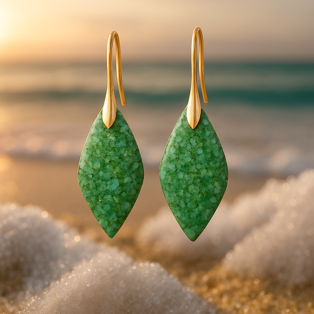 Verinea – Green Lagoon Earrings