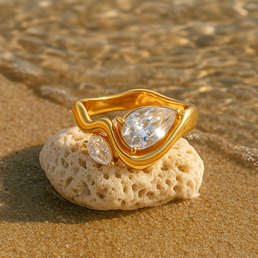 Navy | Golden Sun's Embrace
