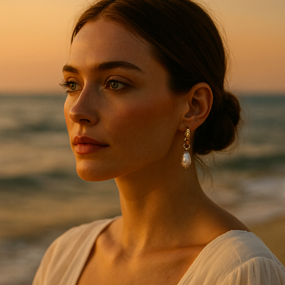 Sedna | Water Pearl Earrings