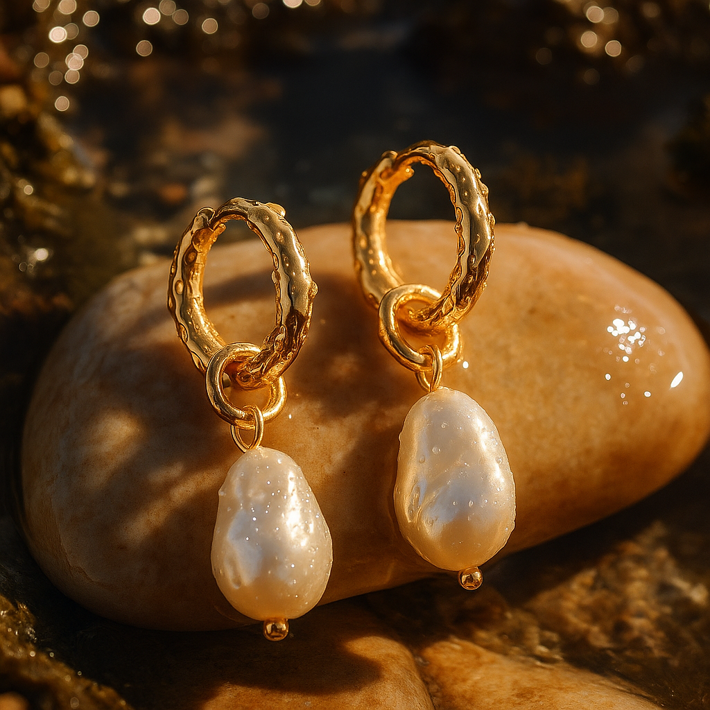 Sedna | Water Pearl Earrings