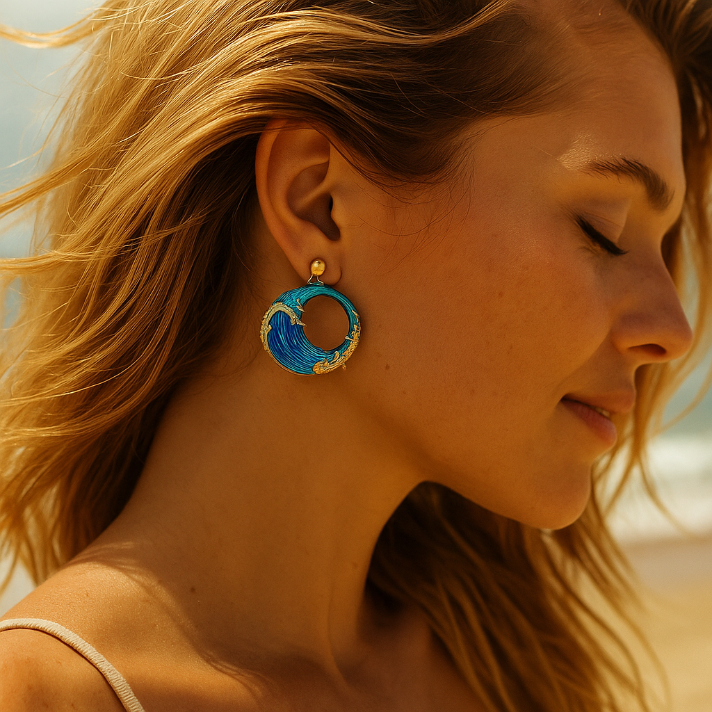 Nereida | Hand-painted wave